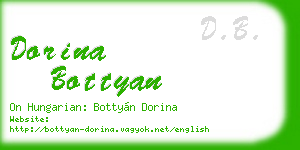 dorina bottyan business card